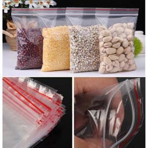 Clear Zipper Poly Bag 8x12 inch pack of 25 pcs Resealable Zip Lock Plastic Storage Packet for Food Freezing Jewelry Clothes Docs Candy Cookies Snacks Vitamins Books Seedss(null)