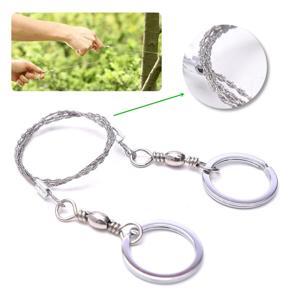 Stainless Steel Ring Wire Hiking Camping Saw Rope Outdoor Survival Emergency - Average size