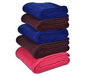 Comfortable Microfiber Blanket (Multi colour)-1ps