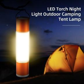 USB Rechargeable Hanging Flash Light Portable Aluminum Alloy Waterproof Zoomable LED Torch Night Light Outdoor Camping Tent Lamp