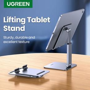 UGREEN Tablet Stand Adjustable Aluminum Tablet Holder for Desk ipad pro 12.9, 9.7, 10.5, ipad air Mini 4 3 2, iPhone 12 pro max, Nintendo Switch, Surface pro