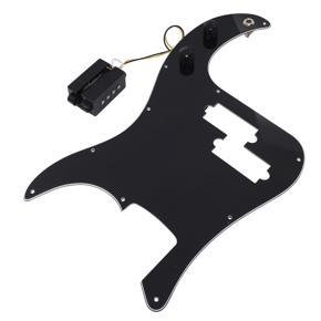 Pickguard Prewired PB Bass Guitar with Pots Knob Project Body Assembly Kit for Precision Bass PB Replacement