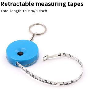 1.5M or 60 Inch Mini Auto Retractable Portable Measuring Tape with Keychain