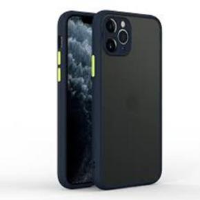 For Apple iPhone 11 Pro (5.8) Luxury Translucent Smoky Shockproof Anti-Fingerprint Matte Translucent Hard Pc&Soft Tpu Edge Protective Case