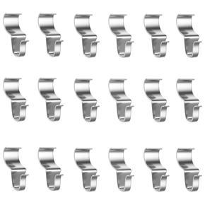 Vinyl Siding Hooks for Hanging [60 Pack], No-Drilling Needed Hangers for Vinyl Siding, Low Profile Heavy Duty Vinyl