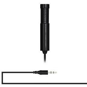 【MIGAPALAZA】 SF555 Mini Professional 3.5mm Jack Studio Stereo Condenser Recording Microphone, Cable Length: 1.5m, Compatible with PC and Mac for Live Broadcast Show, KTV, etc.(Black)