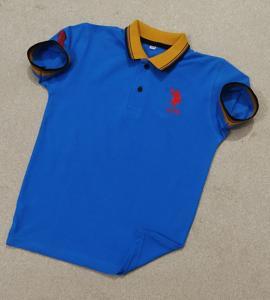 Soft and Comfortable Blue Color Premium Quality Pk Polo T-Shirt for Baby Boys