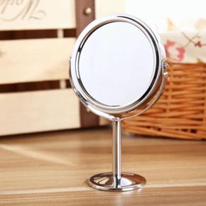 Small Circular Makeup Pocket Mirror Stand