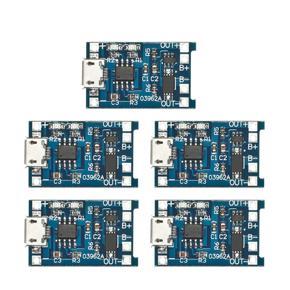 5pcs 5V 1A Micro USB 18650 Lithium Ba-tte-ry Charging + Protection Circuit bo-ard Charger Module