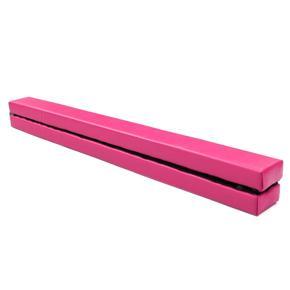 2.4m 8FT Non-slip Gymnastics Floor Balance Beam Folding Training Yogo Sports PRO - Pink (pink)