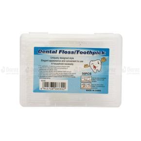 Dental Floss Toothpick Interdental Cleaner Toothpick Flosser -30 pcs