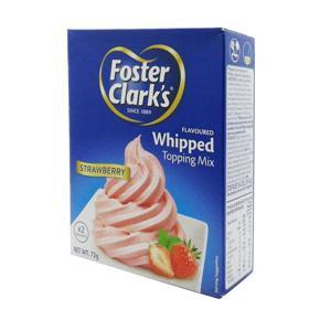 Foster Clark's Whipped Topping Mix  72g Pack Strawberry