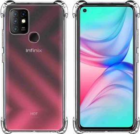 Soft Silicon Transparent Bumper Case Back Cover FOR Infinix Hot 10