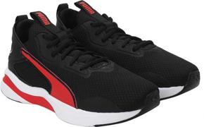 PUMA  Lace Running Shoes For Boys & Girls  (Black)