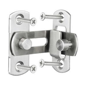 90 Degree Right Angle Door Latch Hasp Barrel Bolt with Screws for Doors Buckle Bolt Sliding Lock 5Pcs