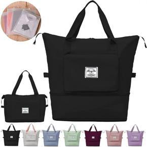 Women Shoulder Bags Large Capacity Foldable Women Travel Cloth Bag