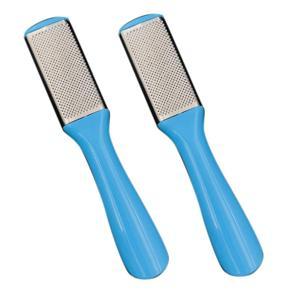 BRADOO 2Pcs Professional Double Side Foot File Rasp Heel Grater Hard Dead Skin Callus Remover Pedicure File Foot Grater