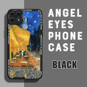 Hontinga for Realme C25S/C25/C12/Narzo 30A/Narzo 20 Back Cover Oil Painting Fashion Case Camera Protection Soft Silicone TPU Phone Cases