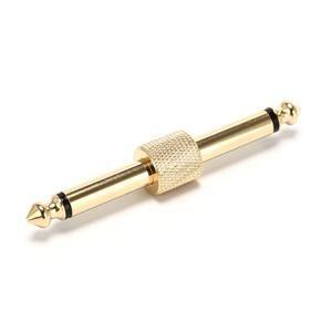 Guitar Effects Pedal Connector Jack Adapter Cable Interface Cable Pedal Board Gold