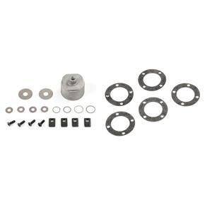 BRADOO- Differential Gear Shells Kit for HPI Racing Savage XL FLUX Rovan TORLAND & Sealed Paper Gaskets for Differential Gear