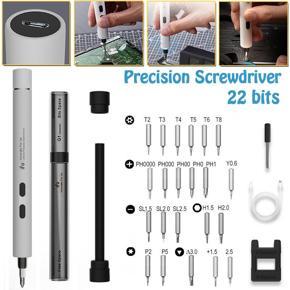 DASI Mini Electric Screwdriver USB Charging Portable Screwdriver Precision Magnetic Screw Driver Repair For Laptop PC Mobile Phone
