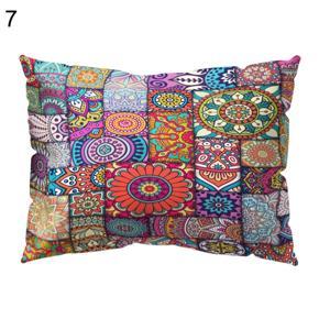 Mandala Plaid Triangle Pillow Case Cushion Cover Sofa Bed Car Cafe Office Decor