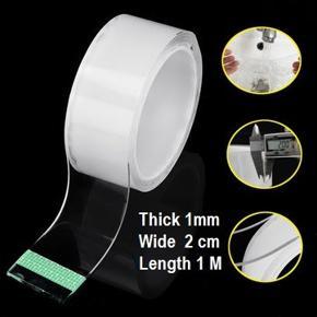 1M 2CM/3CM Wide Reusable Clear Nano Double Side Adhesive Tape