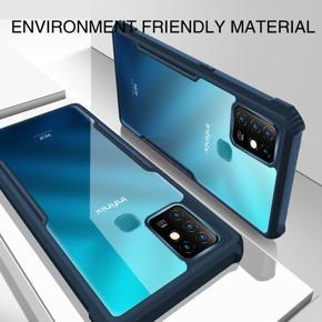 Ultra Thin 360 Degree Protection Crystal Clear Tranparent Bumper Back Cover Case for Infinix Hot 10