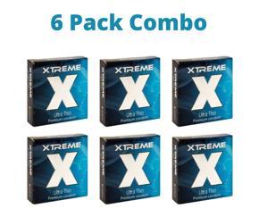 Xtreme 3in1 Ultra Thin Condom - Combo Pack - 6X3=18pcs Condoms