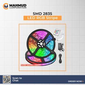 SMD 2835 DC 12V LED Strip Light With Remote- 5 meter RGB Colour fairy lights for ceiling decoration-MHN