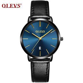 OLEVS Casual Cute Ladies Quartz  Elegant Simple Leather Watch Waterproof Watch for Women Multicolor - 5869