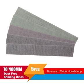 ARELENE 10 Pcs 400X70mm Mesh Abrasive Dust Free Sanding Discs Anti-Blocking Dry Grinding Sandpaper 80 to 320 Grit Hook Loop