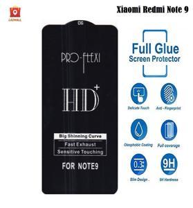 For Xioami Redmi Note 9 OG Type Tempered Glass Screen Protector (Better than 6D/9D/11D) - Black