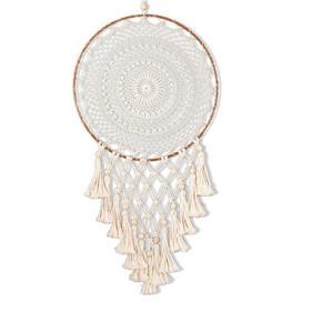 Dream Catcher Wall Hanging Macrame Handmade Tassels Pendant Dreamcatcher for Apartment Girl Bedroom Decoration