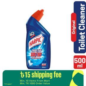 Harpic Toilet Cleaner Liquid 500ml Original Power Plus 10/10 Stain Remover