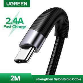 UGREEN USB Type C 3A Fast Charging Date Cable for Redmi Note 7/Note 8 Samsung S8 S9 Plus Note 9 Xiami Mi 6 Mi8 mi 9t Pocophone F1 Huawei P9 Nova 3/4/5t Honor Play and Other USB C Device