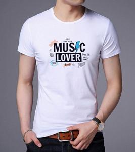 Music Lover Half Sleeve T-Shirt For Men