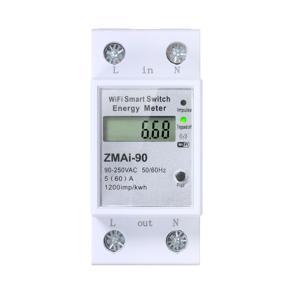 GMTOP Wifi Smart Home Ener-gy Monitor R-eal Time Electricity Meter Easy Installation Remote APP Control