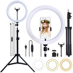 12 Inch LED Ring Light with Stand
