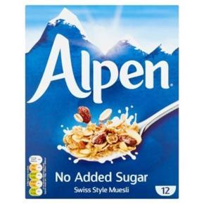 Alpen No Ad Sugar Swiss Style Musseli -560 G.