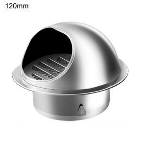 Ventilation Outlet Cover Hemispherical External Extractor Wall Air Outlet Stainless Steel Cover