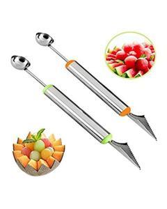 Stainless Steel Watermelon Cutter Creative Tools- 1 Piece Silver Color