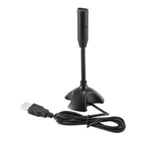 USB Capacitive Mini Microphone Stand for PC Notebook Recording Wired Device