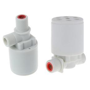 BRADOO- 2 Pcs 1/2 Inch Floating Ball Valve Water Level Control Valve Water Tank Water Tower Pool Solar Automatic Water Level Controller, 8.3x7.1x4.6Cm & 5x10.2Cm