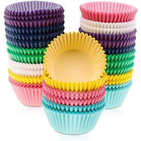 Cupcake Muffin Paper Liner Baking Cups - 100 Pcs - Multicolor