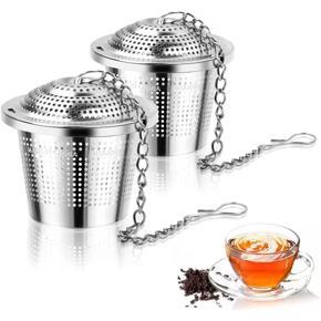 Tea Strainer Filter Tea Interval Diffuser Premium 304 Stainless Steel Food Grade Fine Mesh Tea Infuser