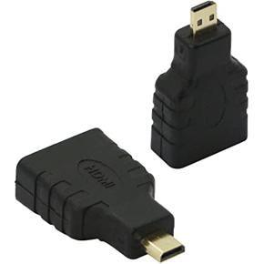 Micro HDMI Male To HDMI Female Adapter Gold-Plated Connector Adapter Converter