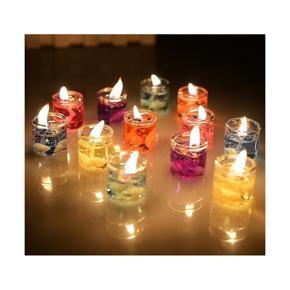 6 ps Jelly Canlde- Multi Color - Most Romantic And Decorations Candle