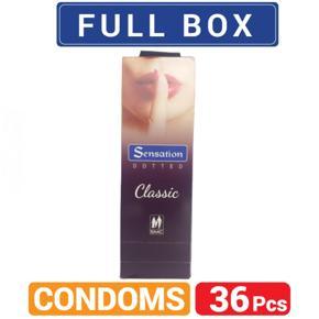 Sensation Classic Dotted  Condom - Full Box - 3x12=36pcs