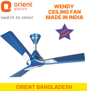 Orient Electric Wendy 1200MM / 48" Ceiling Fan (Azure Blue Silver)